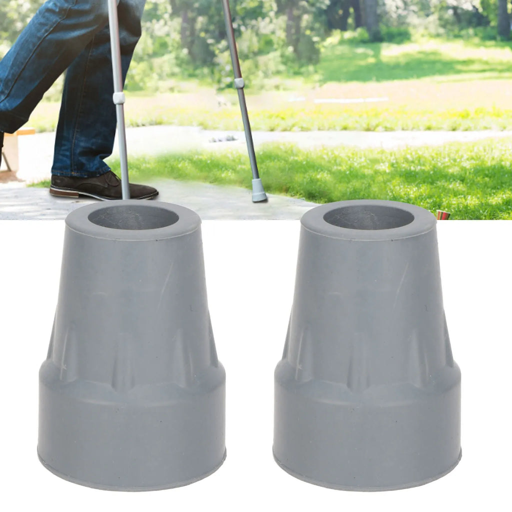 Heavy Duty Rubber Replacement Cane Tips – Non-Slip 22mm Cane Tip Replacement Qme