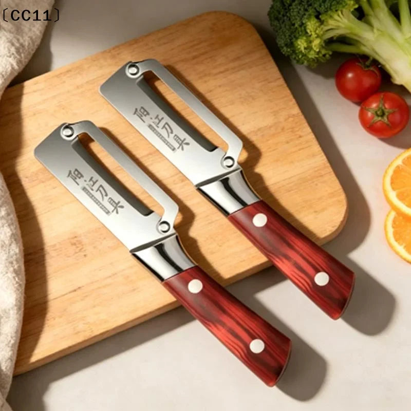 Stainless Steel Peeler Plastic Handle – Fruit & Veg Peeler Vegetable Peeler Qme