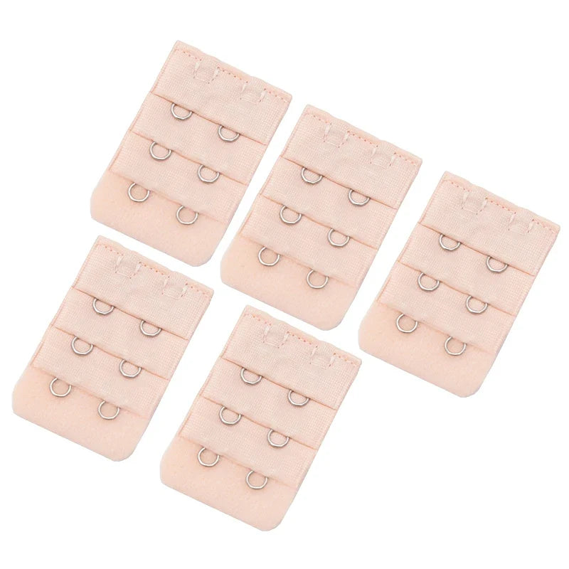 Women's Bra Extender 2 Hook 3 Row Strap Extension – 8 Colors Bra Extender Qme light skin one size