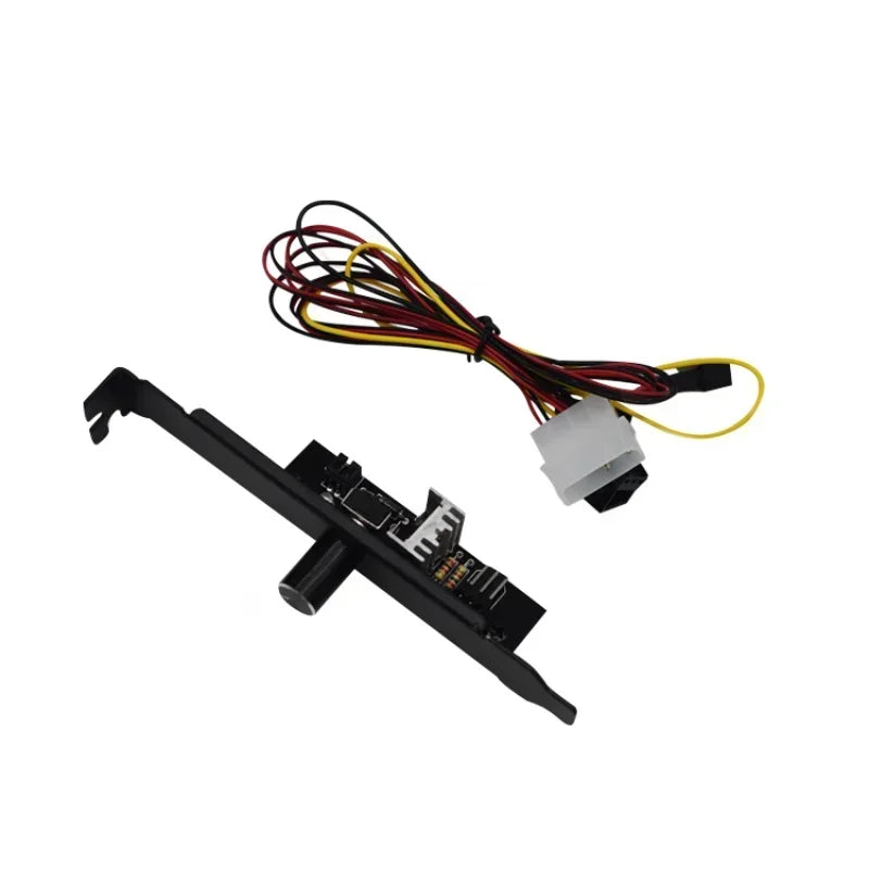 PCI Fan Speed Controller Hub for Desktop PC – 3 Pin PC Fan Controller Qme T3 wire without net