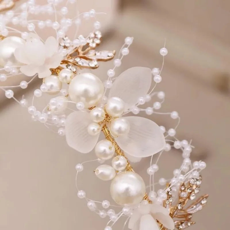 Children's Princess Tiara Crown Wreath Headband | Girls Princess Tiara Headband Qme