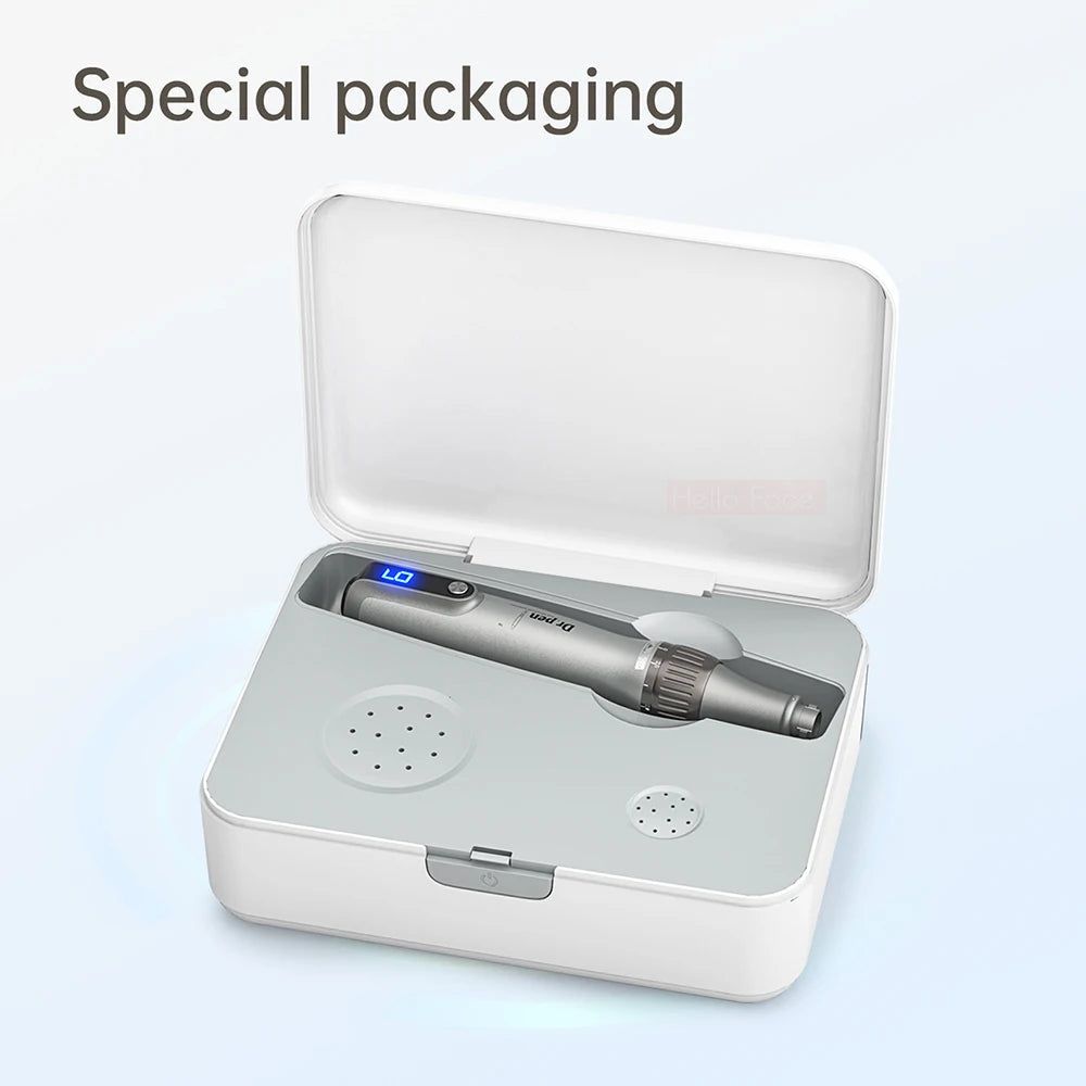 Dr. Pen M8S Microneedling Pen + Hello Face M500S LED Mask Combo Microneedling & LED Combo Qst