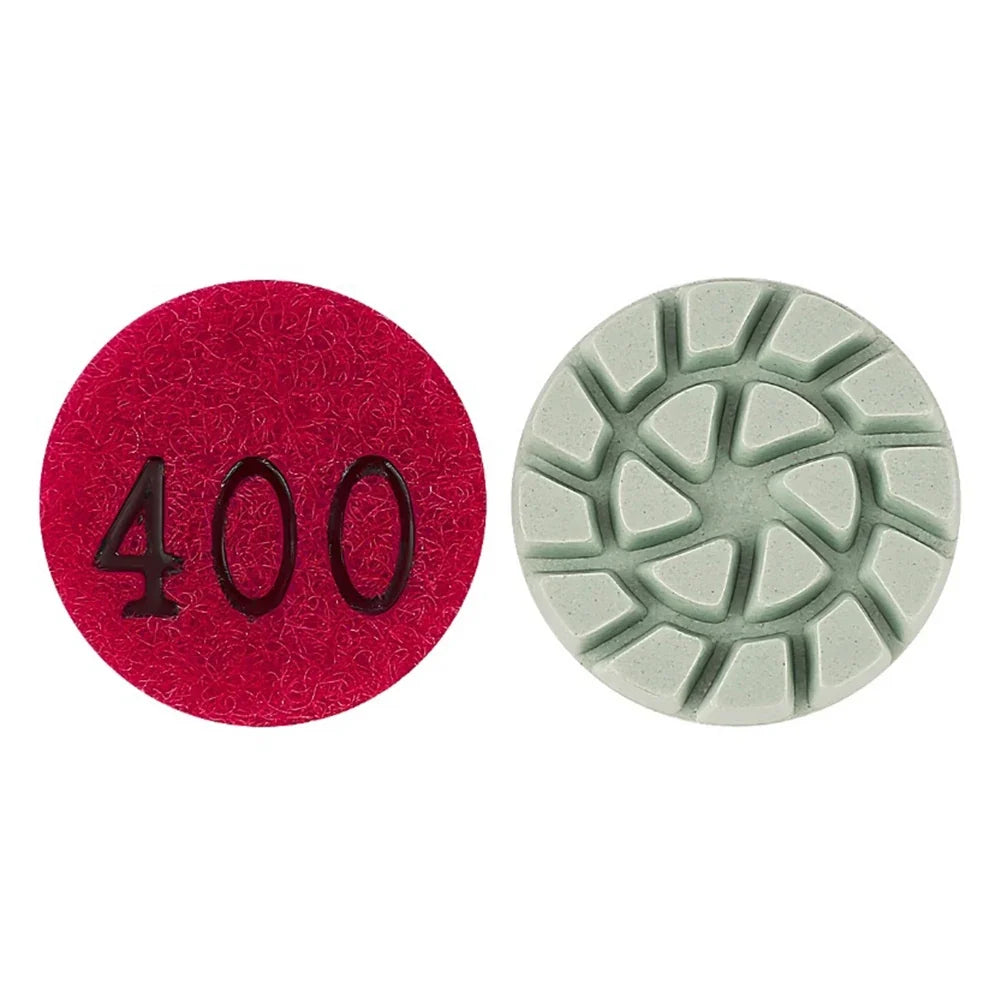 1" Wet Dry Polishing Pad Grinding Disc – Marble Granite Concrete Polishing Grinding Disc Qme 400 Grit