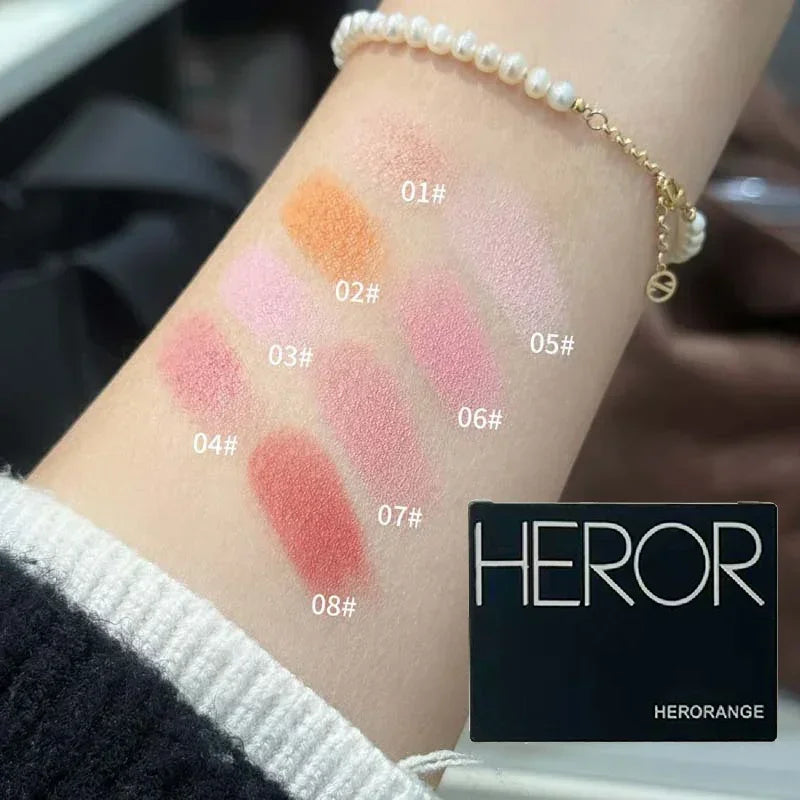Sweet Orange Powder Blush – Latte Nude Peach Cheek Color | Qme Powder Blush Qme