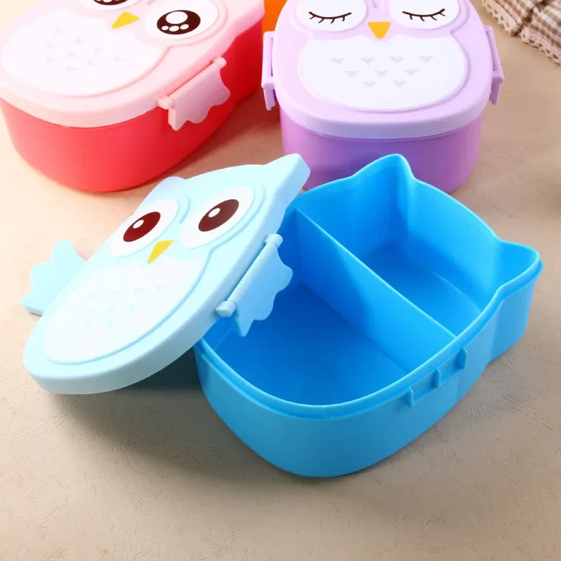 Kids Portable Bento Lunch Box | Plastic Food Container Bento Lunch Box Qme