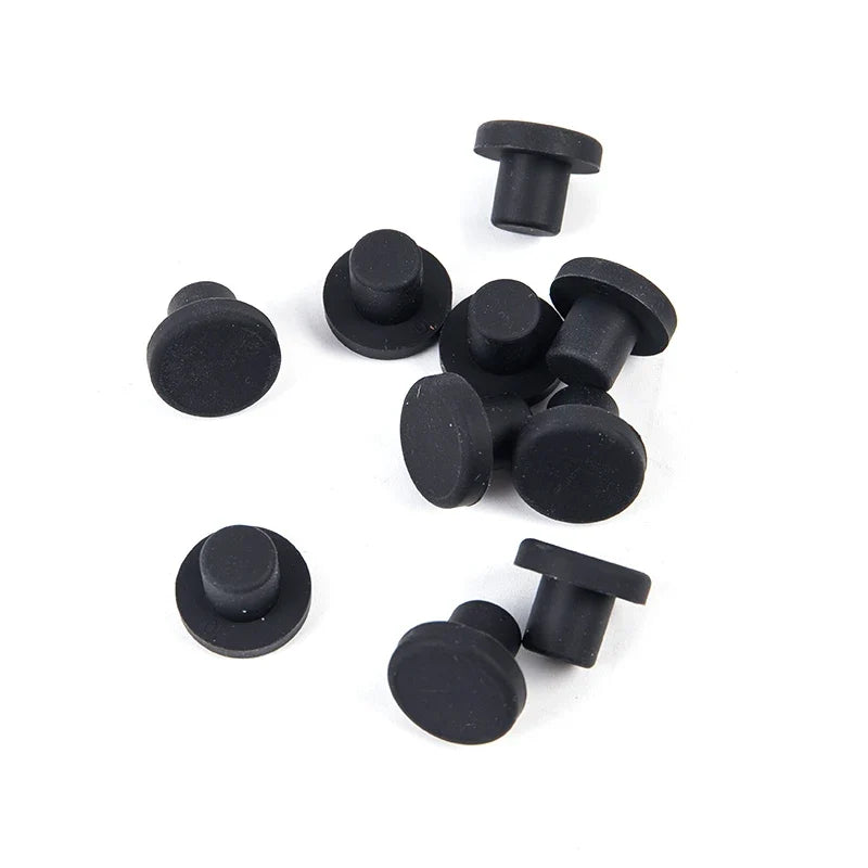 Solid Rubber Hole Caps – Heat-Resistant Seal Plugs, 10 Pcs Rubber Seal Plugs Qme