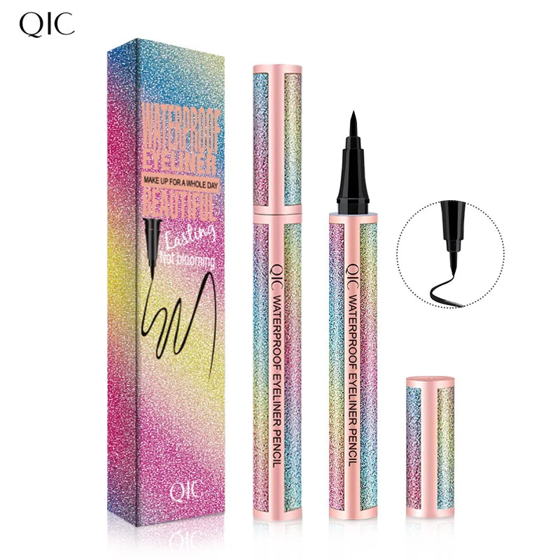 Starry Sky Black Waterproof Liquid Eyeliner Pen | Quick Dry Liquid Eyeliner Pen Qme Q612