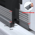 TPE Self-Adhesive Window Door Seal Strip 2M/4M Weatherstrip Window Seal Strip Qme Dark Grey 2M 3Pcs