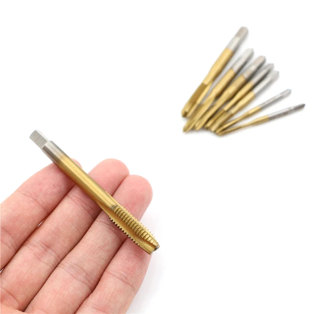 HSS Metric Straight Flute Thread Tap Set M2 M3 M4 M5 M6 M8 Thread Tap Set Qme