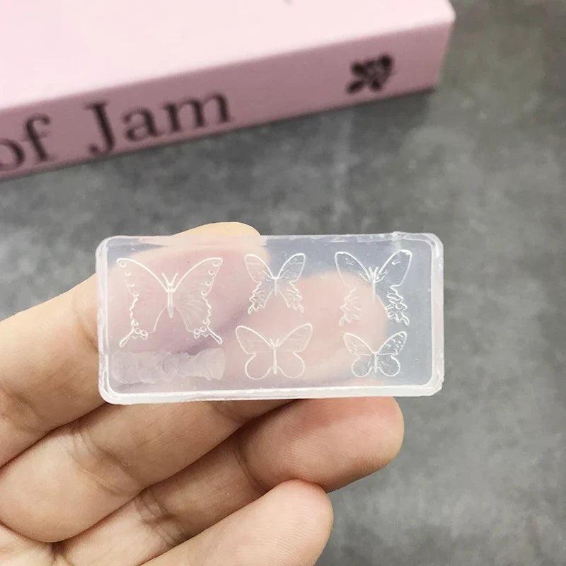 3D Silicone Lotus Leaf Nail Mold | DIY Nail Art Template Nail Art Mold Qme style 27