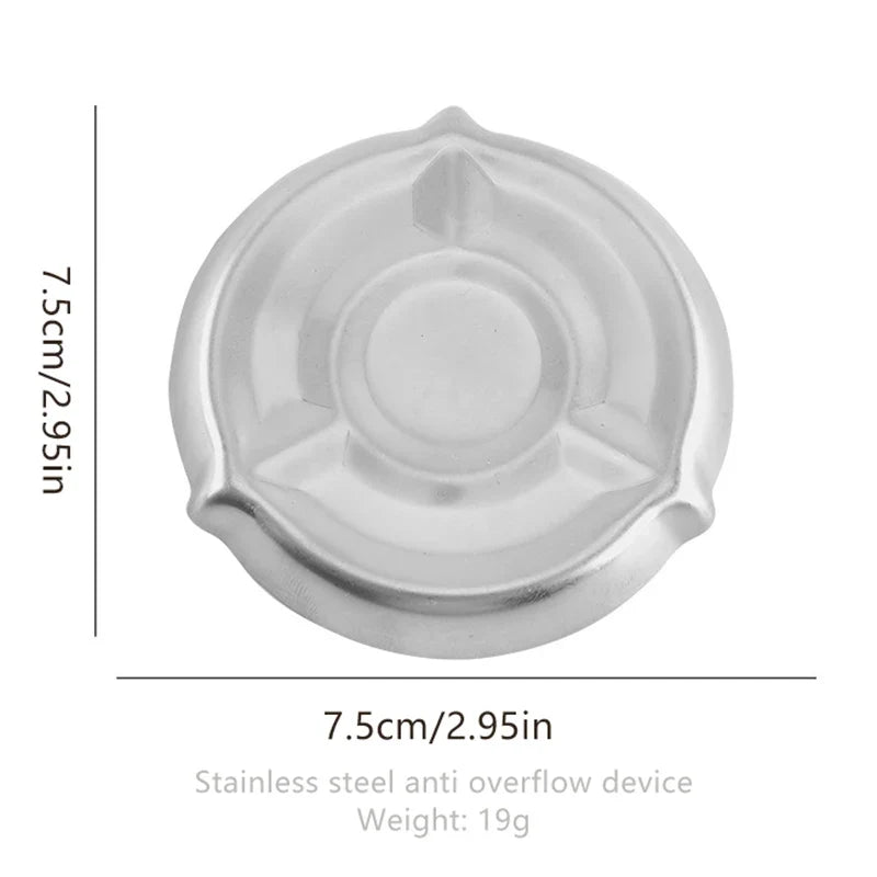 Stainless Steel Boil Over Preventer Disc | Pot Watcher for Pasta Boil Over Preventer Qme