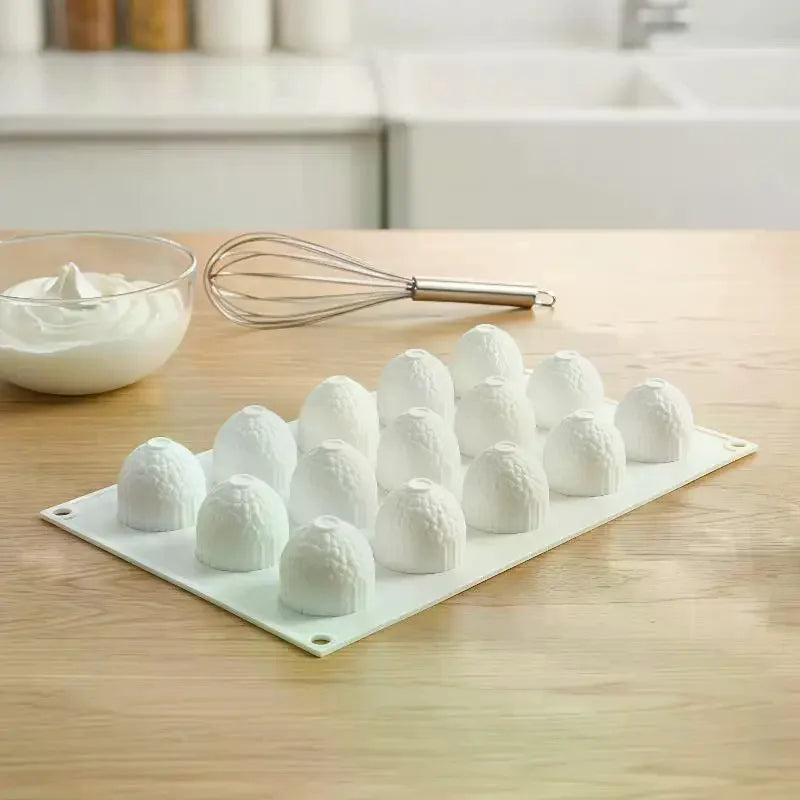 Lychee Silicone Mold – Mousse Cake, Chocolate & Pudding Mold Silicone Baking Mold Qme