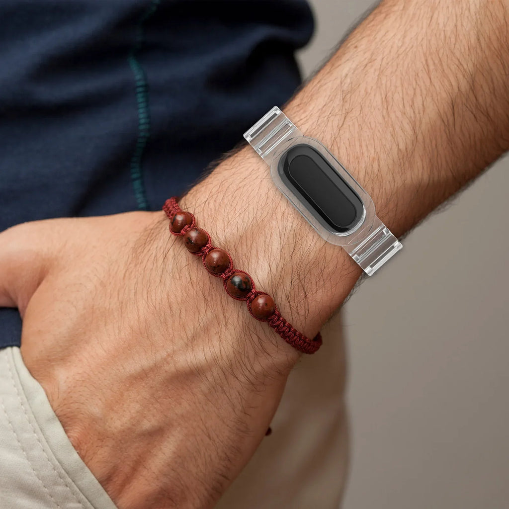 TPU Transparent Adjustable Band for Google Fitbit | 6 Colors Fitness Watch Band Qme