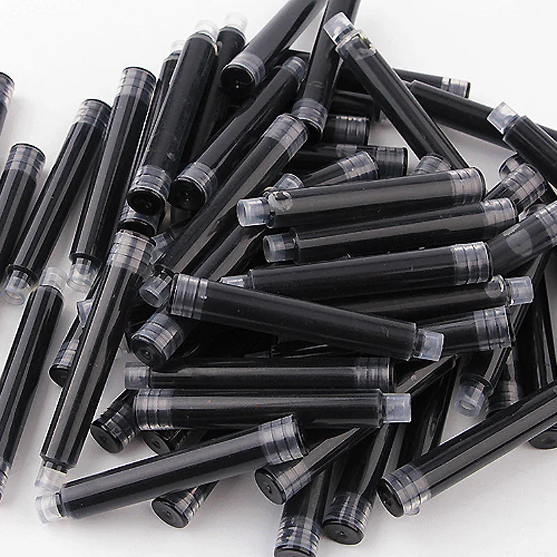 36-Pack Colourful Ink Sac Pen Refills – Black, Blue & Red Pen Ink Refills Qme