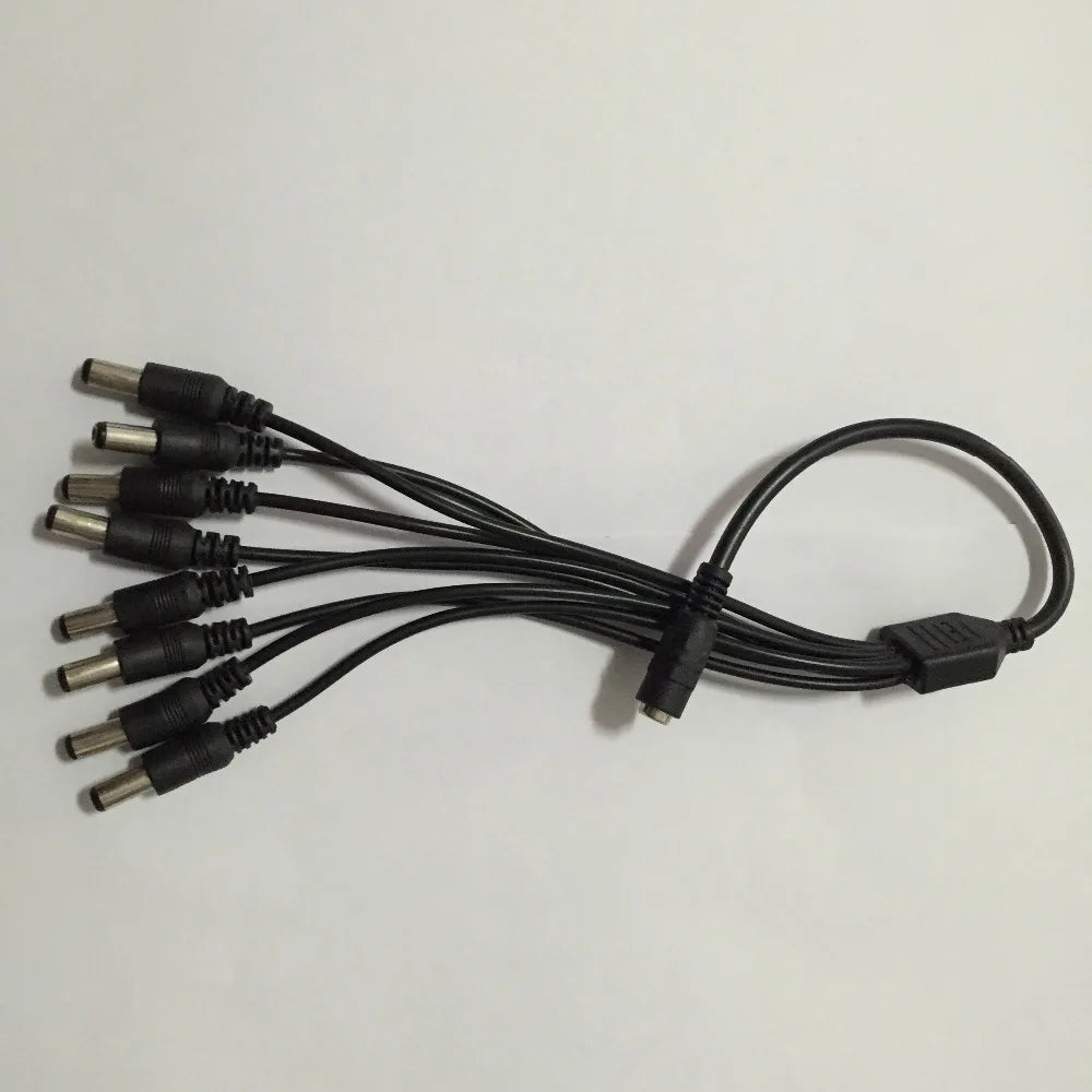 DC 12V 5A Power Supply Adapter 8-Way Split Cable CCTV DVR CCTV Power Adapter Qme