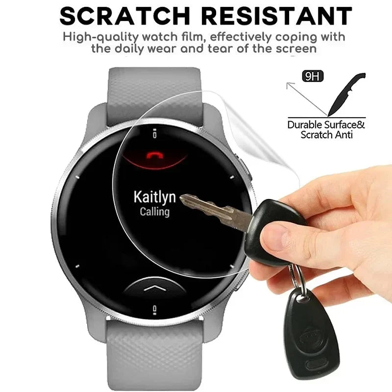 Garmin Venu 3 3S 2 2S Hydrogel Screen Protector – TPU Film Watch Screen Protector Qme