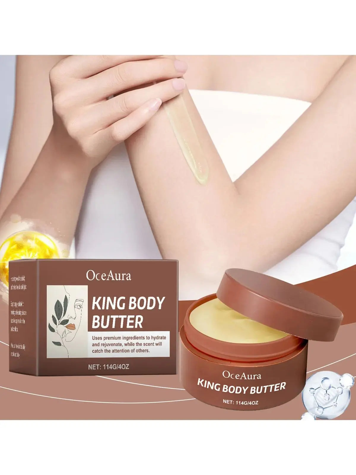 Qme Shea Butter Moisturizing Body Cream – Soft Smooth Skin Body Moisturizing Cream Qme
