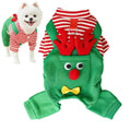 Christmas Reindeer Costume for Dogs & Cats | Holiday Pet Outfit Pet Holiday Costume Qme China Mainland L four leg strap