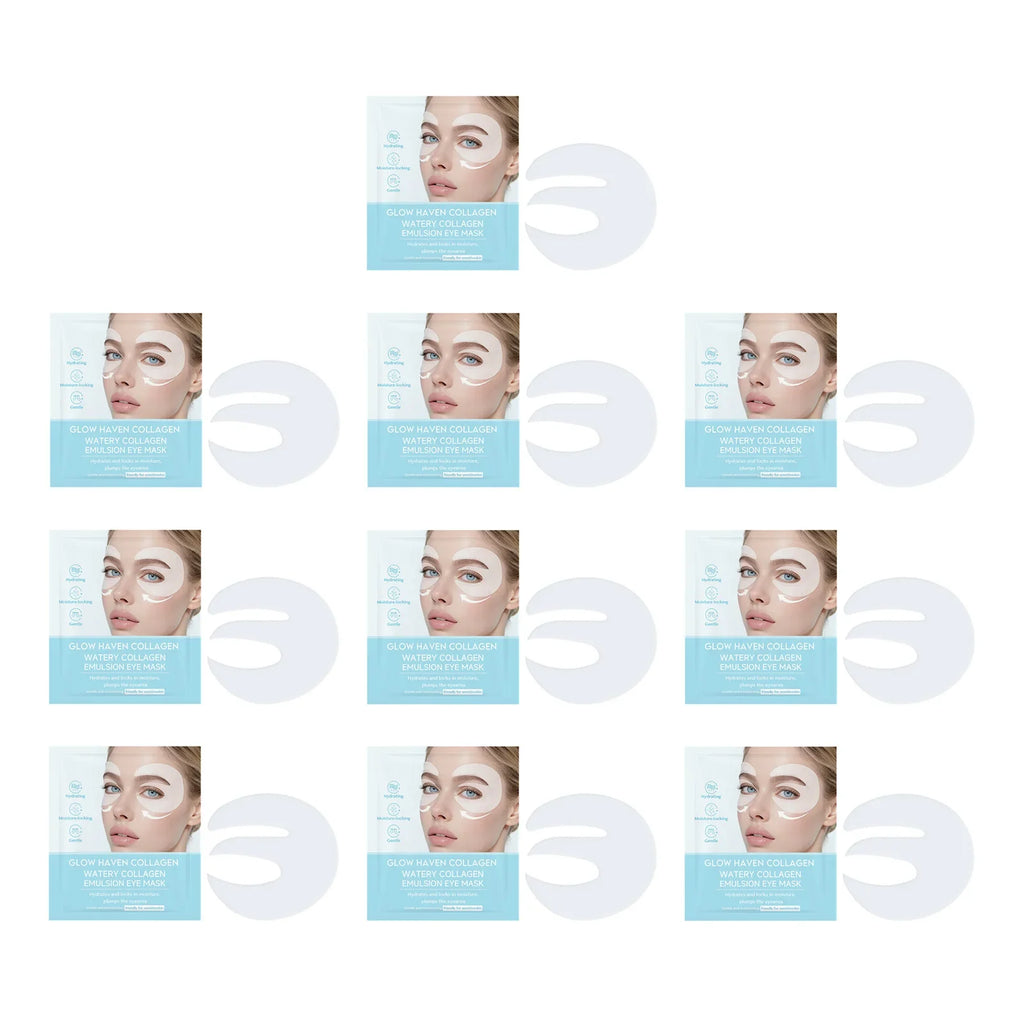 Hydrolyzed Collagen Under-Eye Patches – Hydrating & Firming Under-Eye Gel Patches Qme 10Pcs