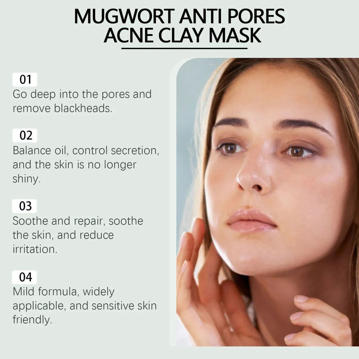 Deep Cleansing Face Mask – Pore Minimizing & Oil Control | Qme Face Cleansing Mask Qme