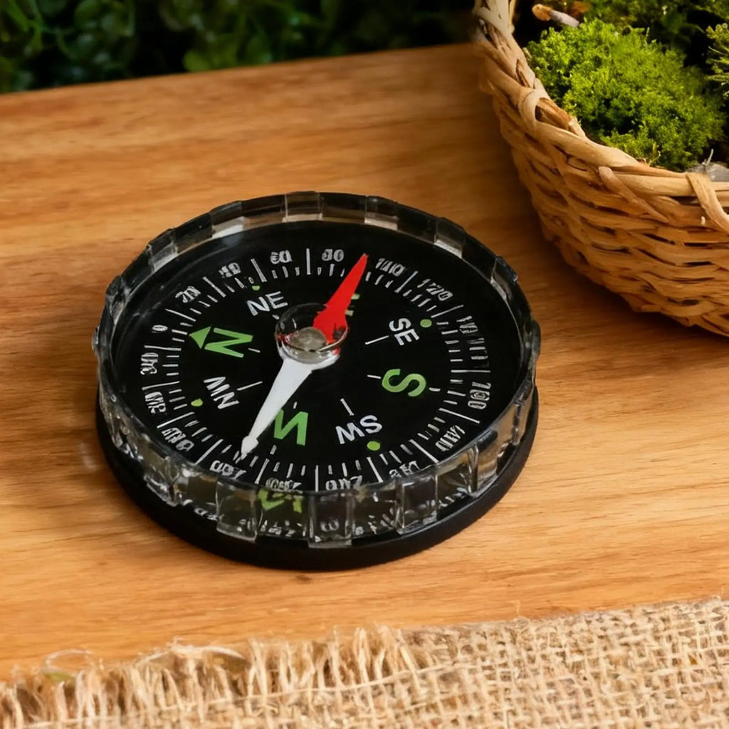 Portable Aluminum Compass for Camping, Hiking & Boating Outdoor Compass Qme