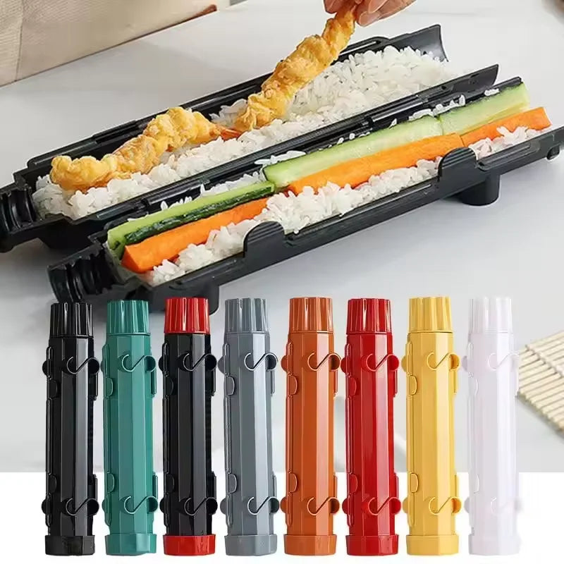 DIY Cylinder Sushi Bazooka Mold – Easy Rice Roll Maker Tool Sushi Mold Tool Qst