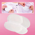 Invisible Disposable Underarm Sweat Pads – Ultra Thin & Breathable Underarm Sweat Pads Qme White