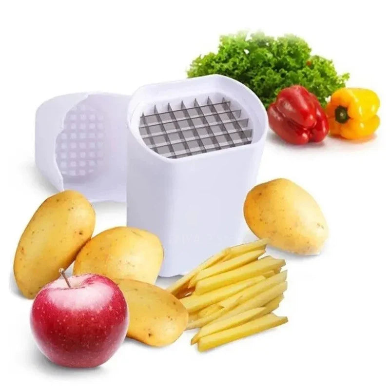 French Fry Cutter – Rapid Vegetable & Potato Slicer Vegetable Slicer Qme