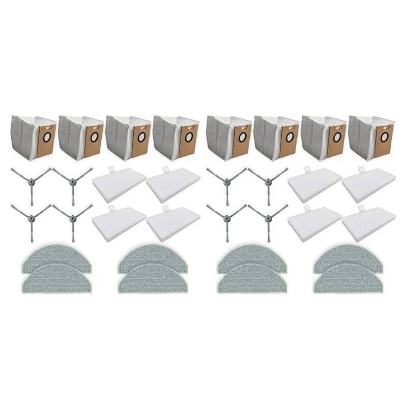 Robot Vacuum Dust Bags & HEPA Filters – Lydsto R1, Miwhole M9, Roidmi Vacuum Accessories Qme As Shown