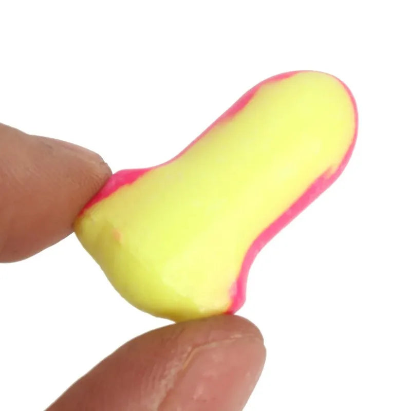 50 Pairs Disposable Foam Earplugs NRR 32dB – Sleep & Hearing Foam Earplugs Qme