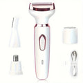 Qme Cordless Electric Lady Shaver & Body Hair Epilator Cordless Epilator Qme WHITE