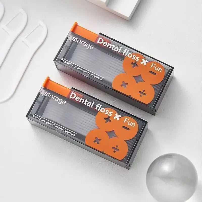 Automatic Pop-Up Dental Floss Dispenser & Storage Box Floss Pick Dispenser Qme