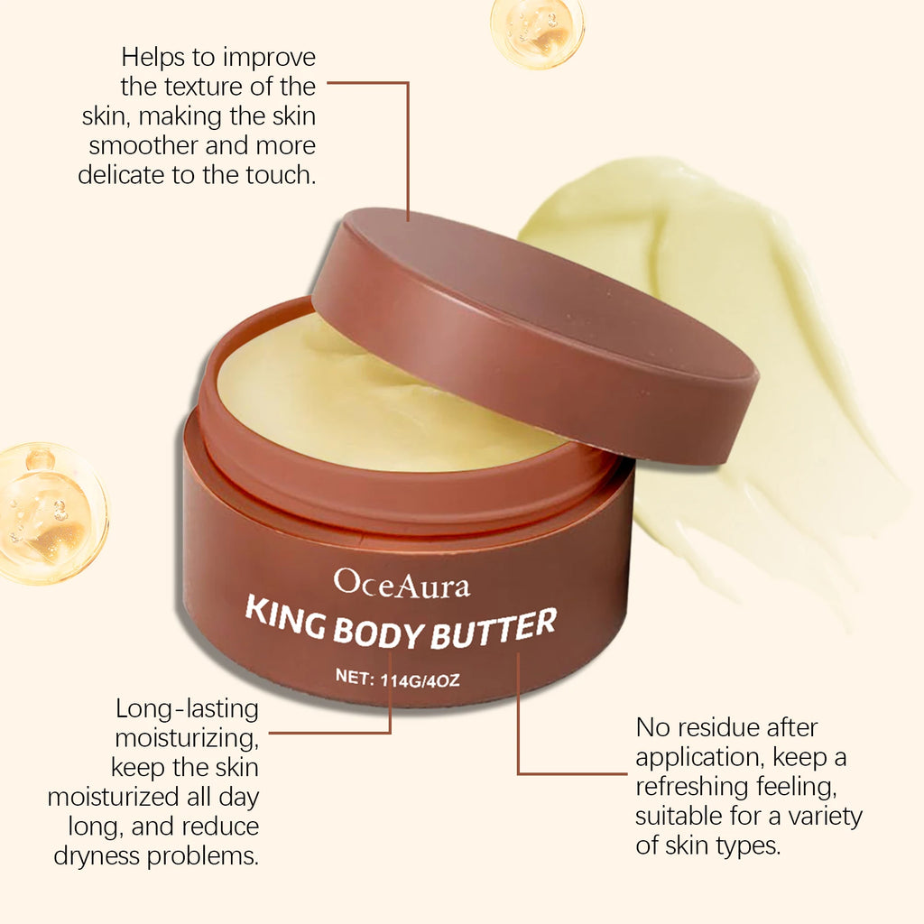 OceAura Shea Butter Body Cream – Deep Moisturizer 114g Body Moisturizer Cream Qst