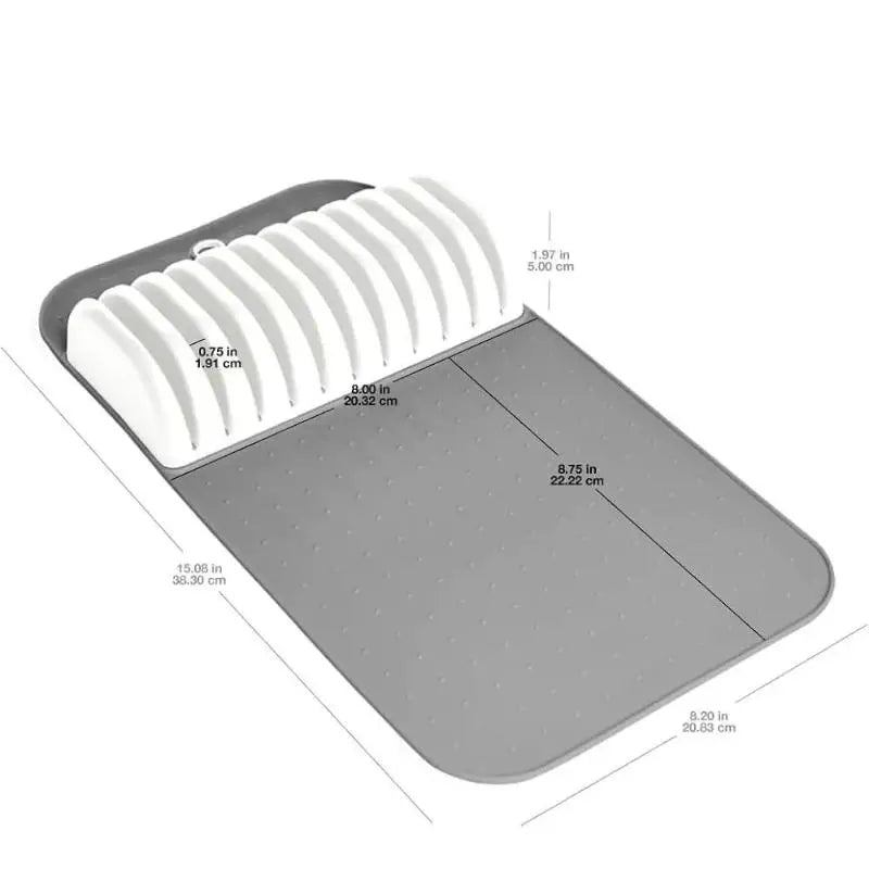 Soft-Grip Knife Drawer Organizer – 5 & 11 Slot Knife Block Knife Drawer Organizer Qme