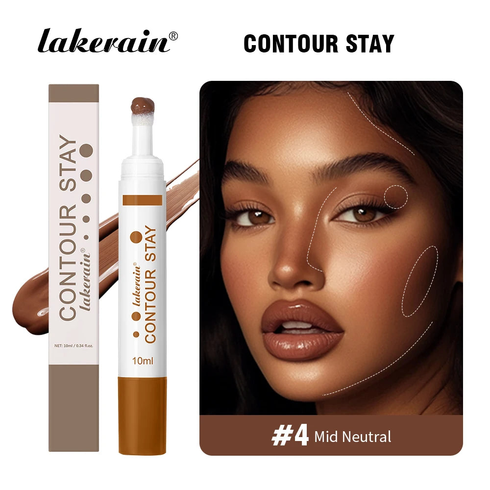 Lakerain Liquid Contour Pen – 3D Sponge Tip Contour Stick Liquid Contour Pen Qst 04