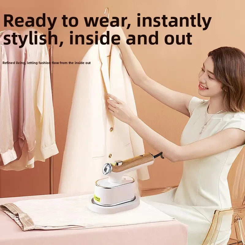 HAOYUNMA 2-in-1 Mini Handheld Steamer Iron 220V Portable Handheld Steamer Iron Qst
