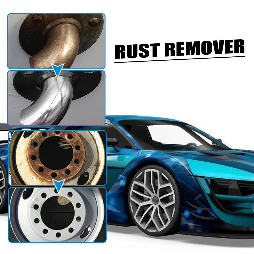 Car Rust Remover Derusting Spray – Wheel Hub & Paint Cleaner Car Rust Remover Spray Qme