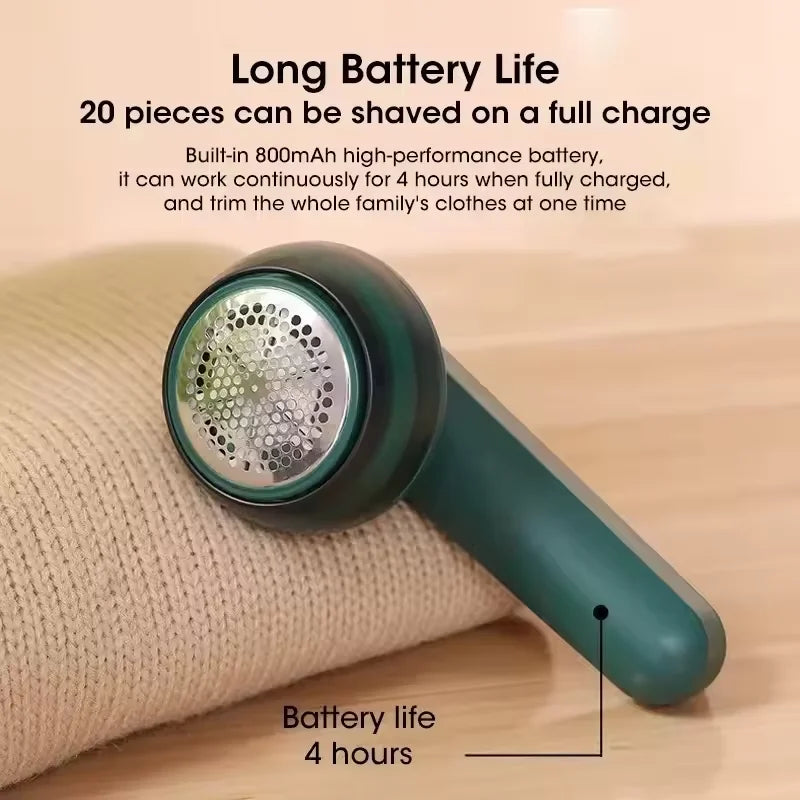 USB Rechargeable Fabric Shaver – Portable Lint & Fuzz Remover Fabric Lint Shaver Qst