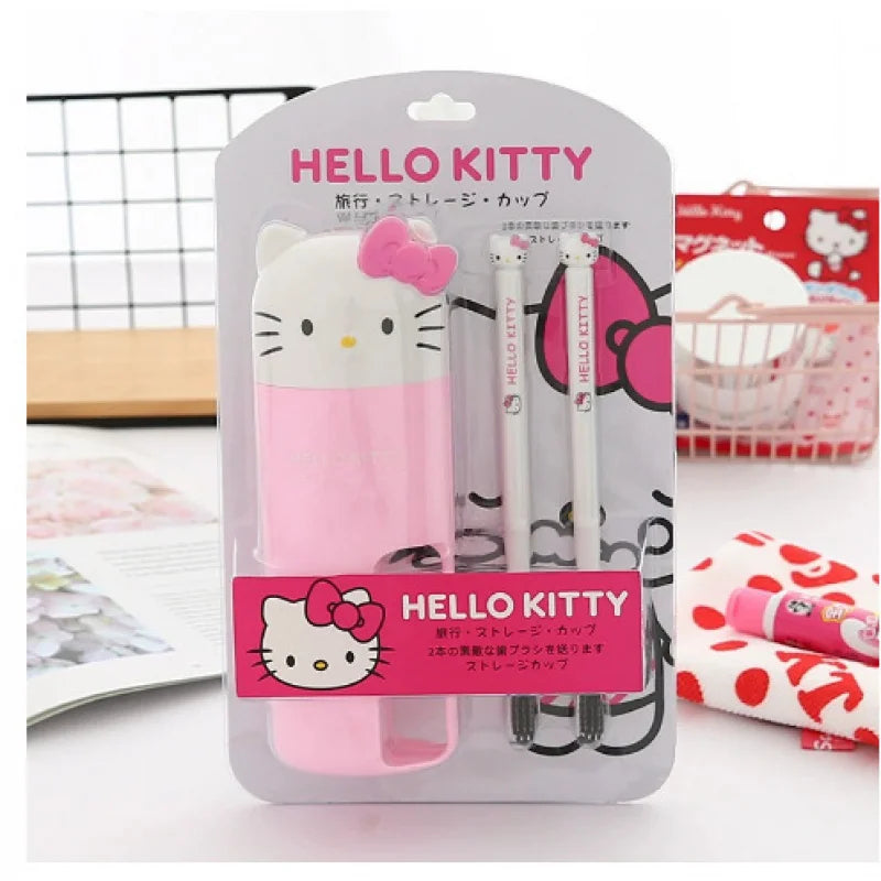 Kuroomi Cute Travel Toothbrush & Toiletry Cup | 4 Colors Travel Toiletry Cup Qme