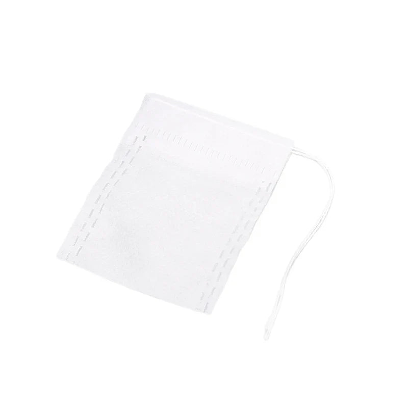100 Empty Tea Bags | Food Grade Sealable Filter Infuser Tea Filter Bags Qme