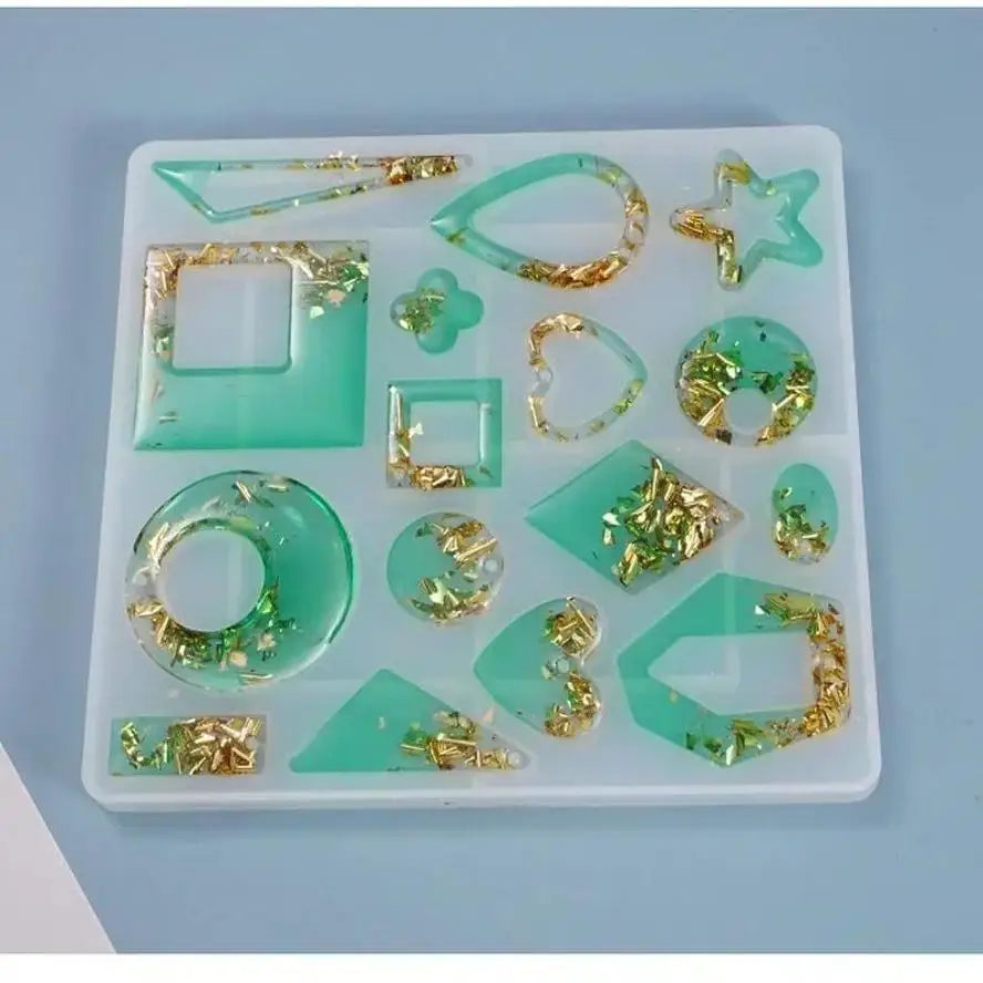 DIY Silicone Earring & Jewelry Casting Molds – Resin Craft Kit Jewelry Casting Molds Qme
