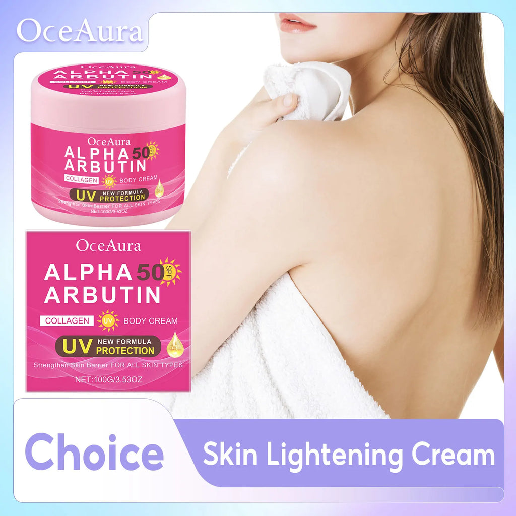 Alpha Arbutin Body Cream – Brightening Deep Moisturizer | Qme Body Brightening Cream Qme