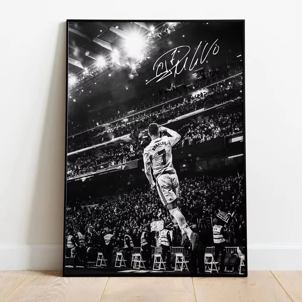 CR7 Portugal Superstar HD Canvas Wall Art Print Poster Canvas Wall Art Qst