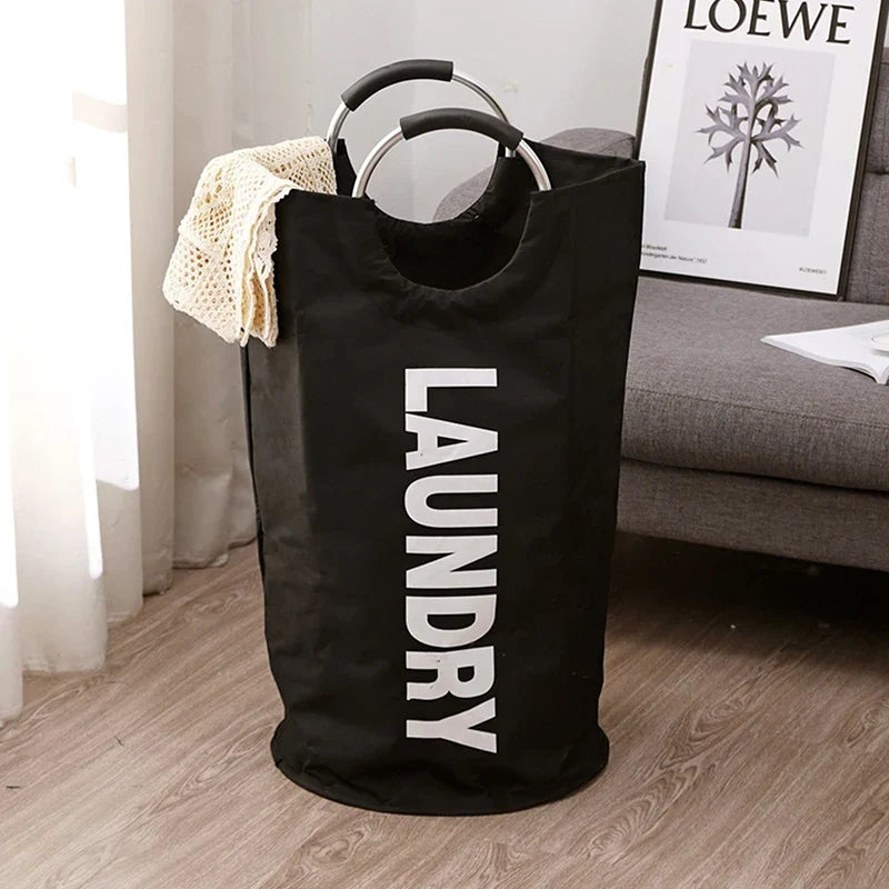 Large Waterproof Laundry Bag with Handle – Oxford Fabric Laundry Bag Qme