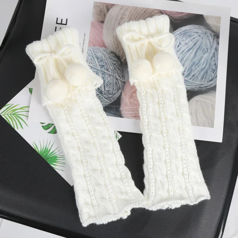 Soft Knitted Baby Leg Warmers – Toddler Calf Covers for Girls Baby Leg Warmers Qme