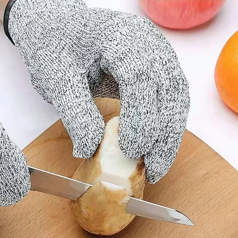 Level 5 Cut Resistant Gloves Food Grade Safety – 1 Pair Cut Resistant Gloves Qme