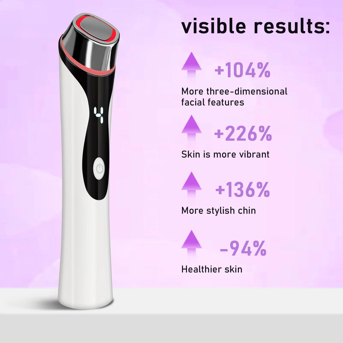 VIMYSHOW 4-Mode Microcurrent Facial Massager & Firming Device Facial Massager Device Qst