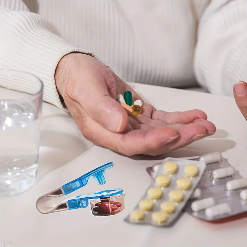 Portable Pill Organizer & Crusher Storage Box | Qme Pill Organizer Crusher Qme