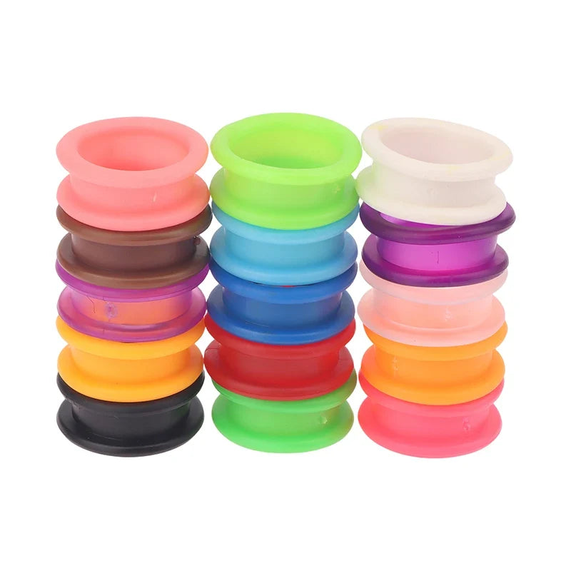 Barber Shears Silicone Finger Ring Grips Inserts – 15 Colors Scissor Finger Grips Qme