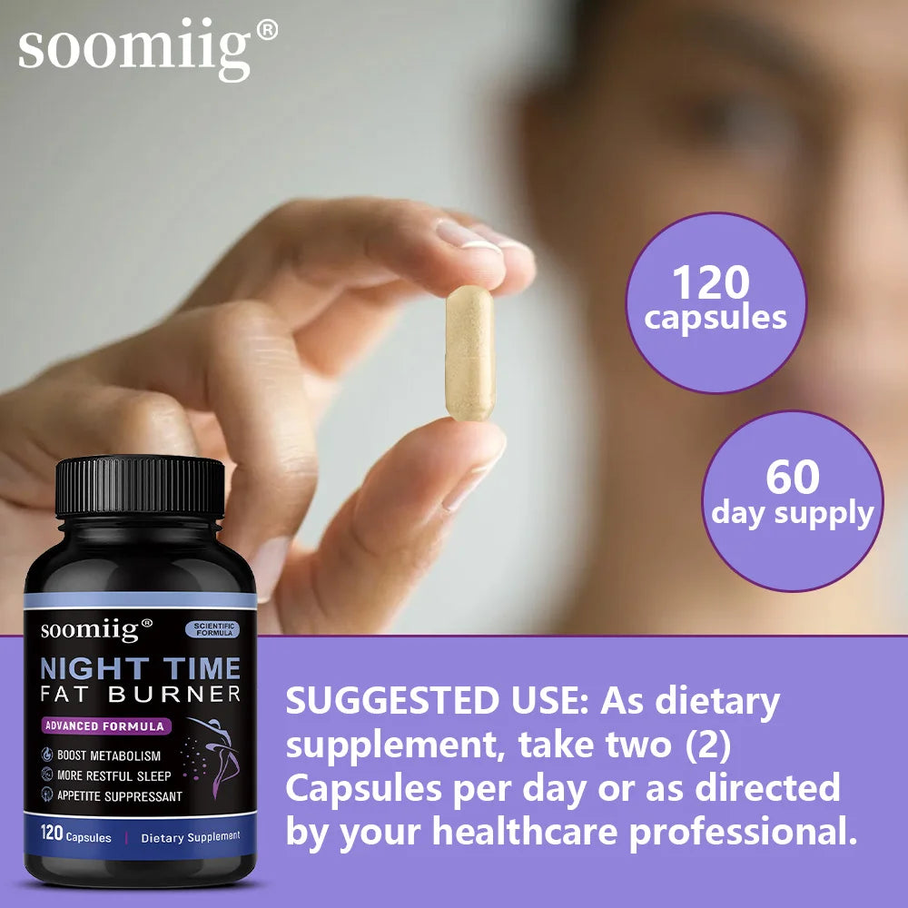 Nighttime Metabolism Booster – White Kidney Bean & Green Coffee Nighttime Supplement Qst